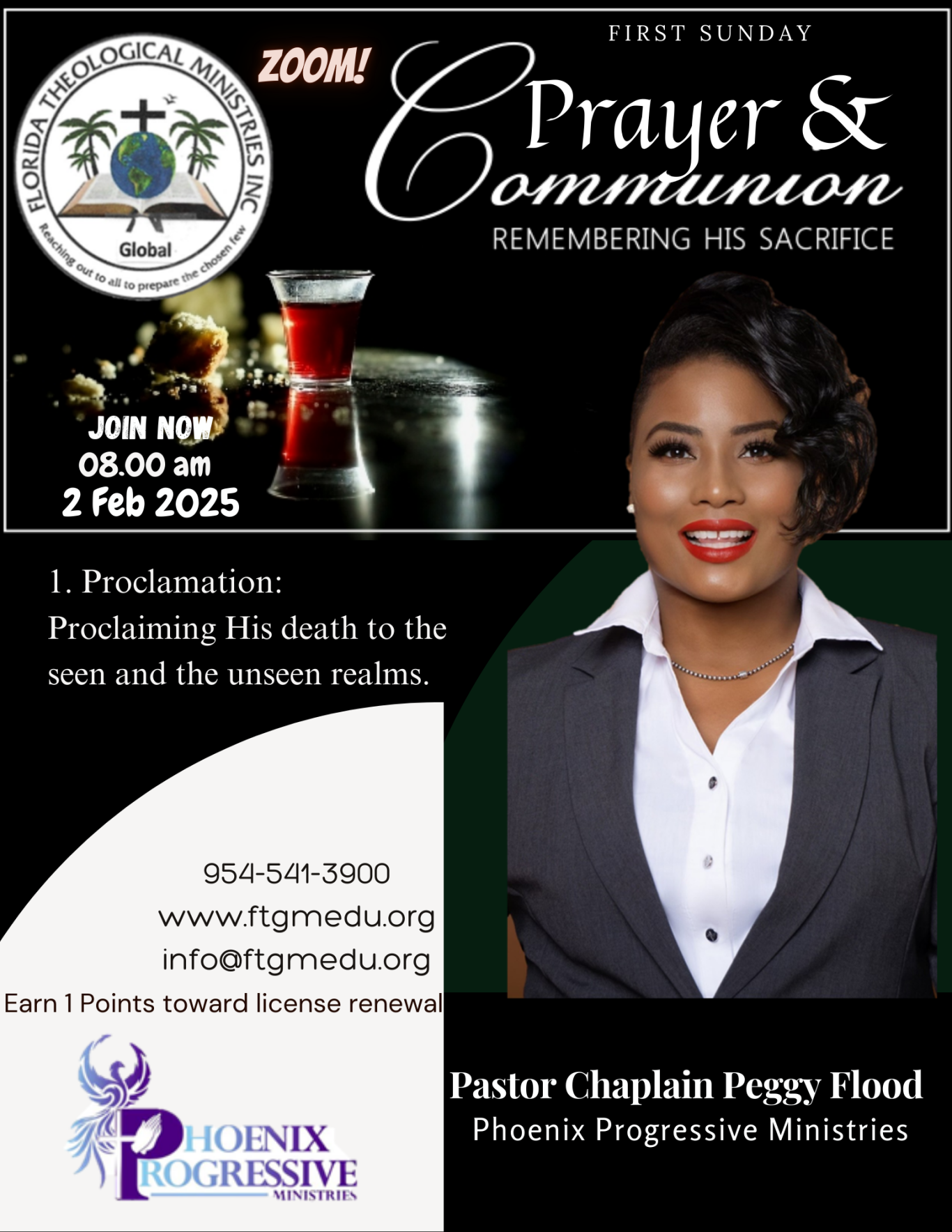 Pastor Chaplain Peggy Flood